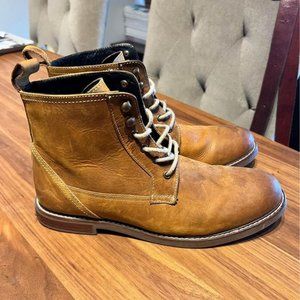 Mens Leather Boots Size 9